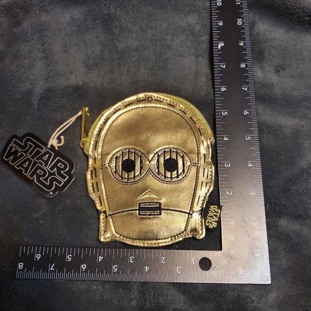 Loungefly Disney Star Wars C-3PO OG HEART LOGO Coin Purse Wallet